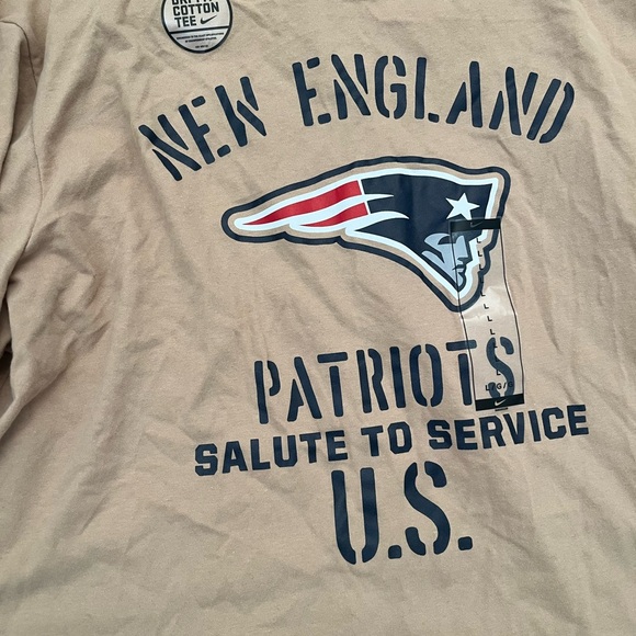 New England Patriots Salute to Service U.S. Nike NFL L/S T-shirt L - Picture 2 of 4